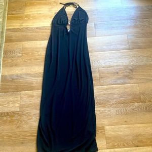 Slim Fitting Black Gown